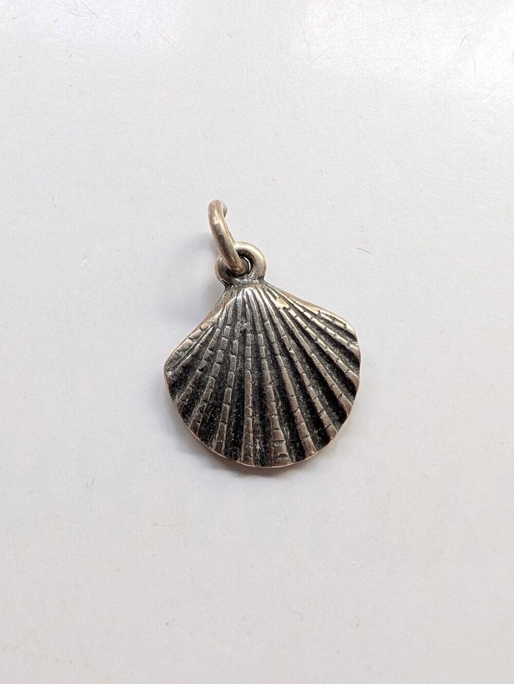 Alex And Ani Sterling Silver Coastal Beach Seashell Shell Mini Pendant Charm